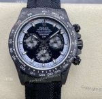 Super Clone Diw Rolex Daytona Black Carbon Fiber Cal.4130 Gray Sub-dials